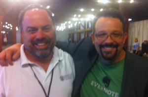 Me with Phil Libin. I was geeked out!